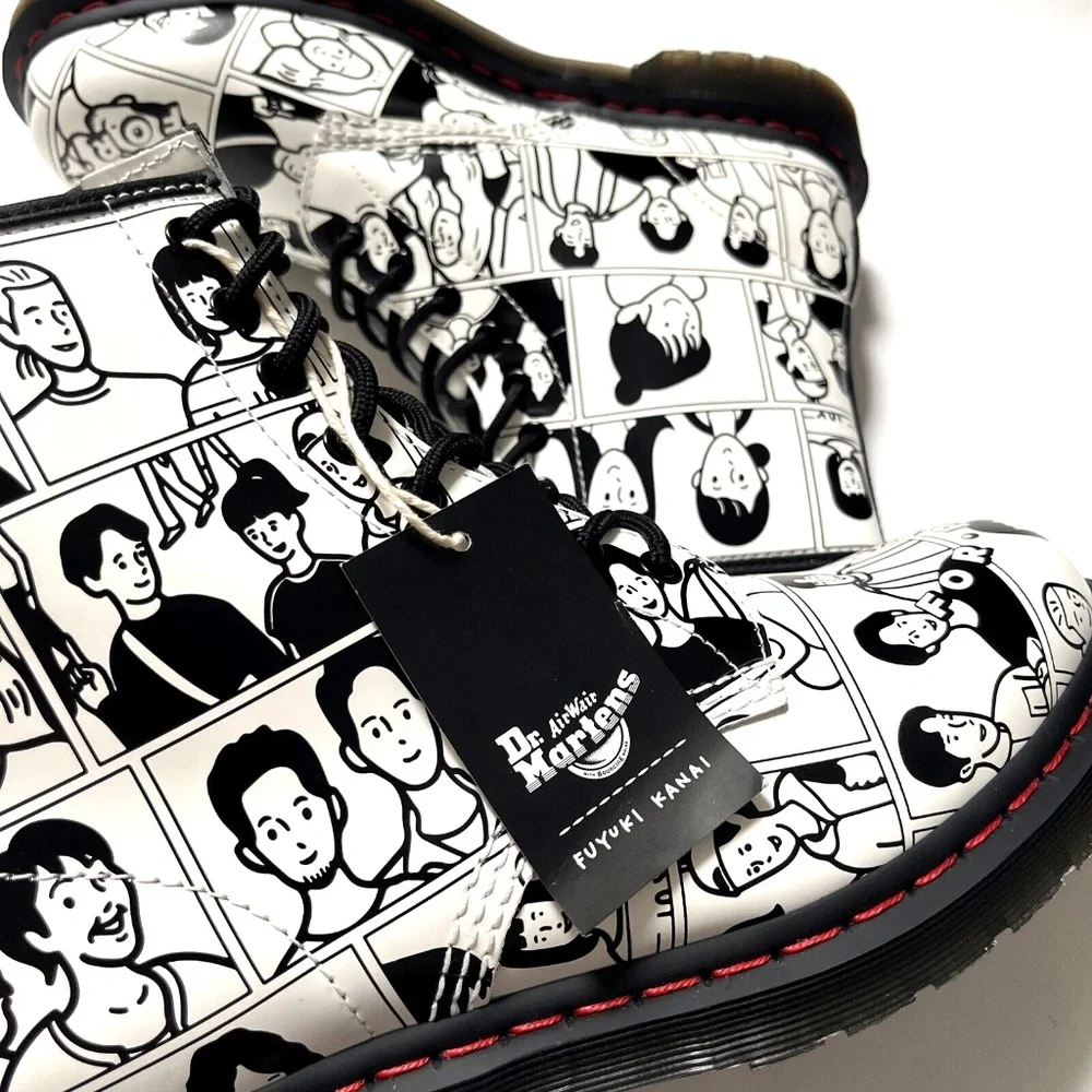 Dr Martens 1460 Pride Fuyuki Kanai Boots Mens 9 Womens 10 Manga 31287009 NWOB